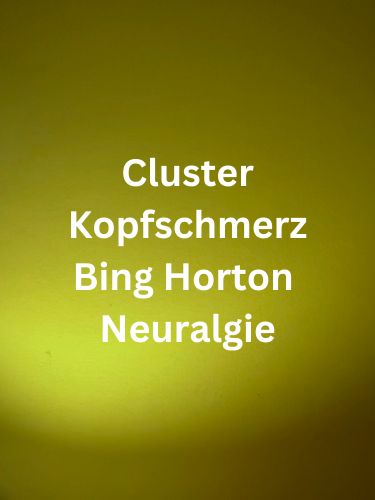 Cluster Kopfschmerz